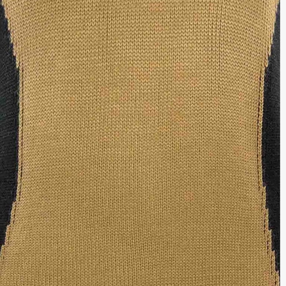 NWT Ronni Nicole Black & Camel Sweater Dress - Size Large - Picture 3 of 3